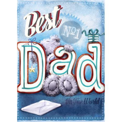 Best Dad Me to You Bear Softly Drawn Father Day Card